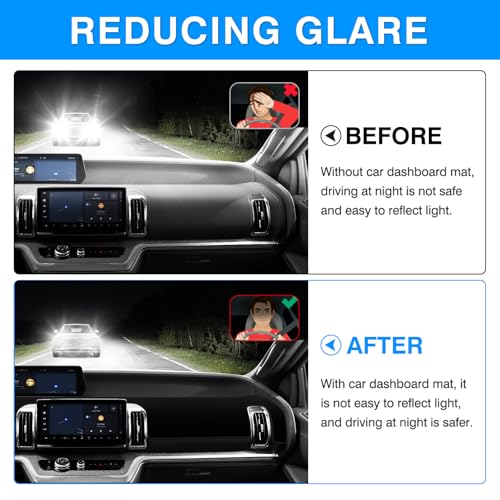 Image of Autorder Dashboard Cover Mat for Ford Expedition 2025 2026 Accessories Dash Cover Upgrade Flannel Dash Mat Sunshade Glare UV Rays Protector(Only fit for 13.2-inch Touchscreen)