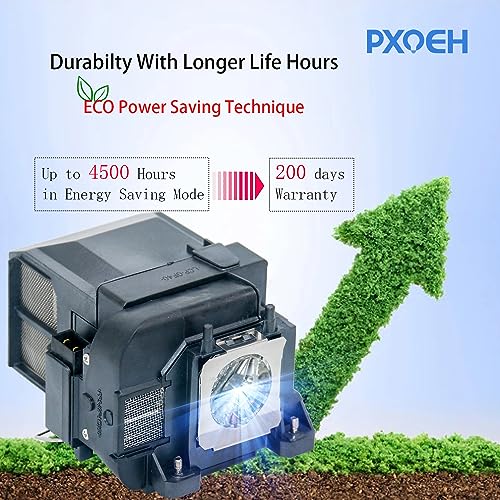 Image of ELPLP77 V13H010L77 for Epson PowerLite EB-1980WU 1985WU 1970W 1975W 4550 4650 4750W 4770W 4855WU 4950WU 4955WU G5910 HC1440 PC 1985 H543C H544C H545M H546M H563C Replacement Projector Lamp Bulb