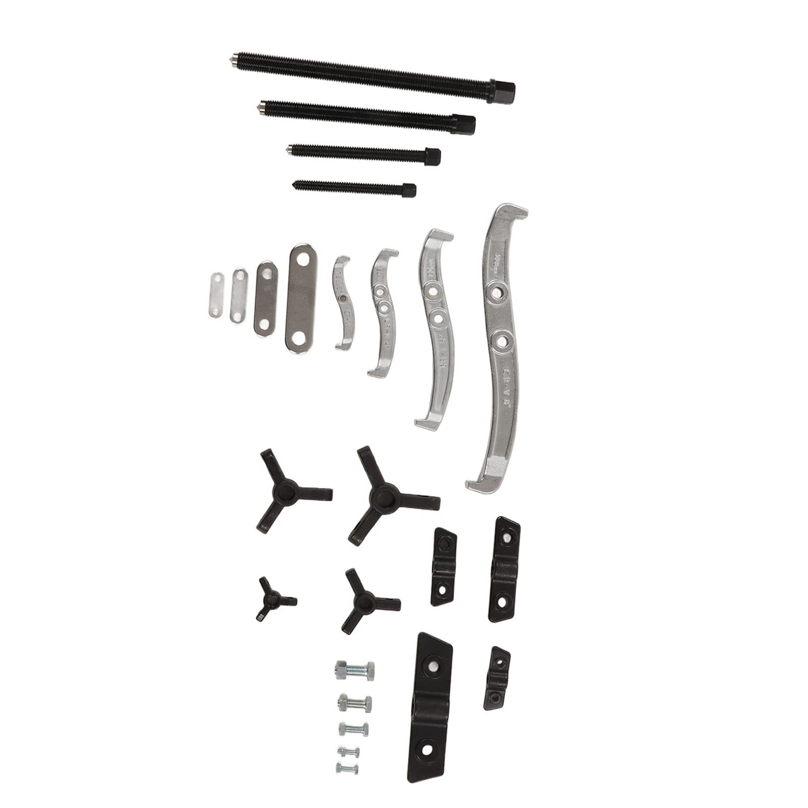 Ausla Juego de Separadores de Rodamientos CRV Kit de Extractor de Bujes de Engranajes 72 Piezas con 2 y 3 Extractores de Mandíbulas 3 Pulgadas 4 Pulgadas 6 8 para Mecánicos de Reparación de