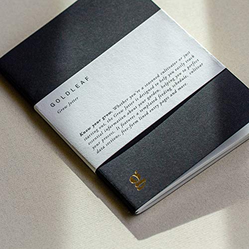Carnet de notes de culture de cannabis Goldleaf Grow A6 - 6