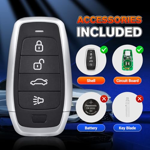 image for Autel Original Blank Key, IKEYAT004CL, 2025 Programmable Universal Key
