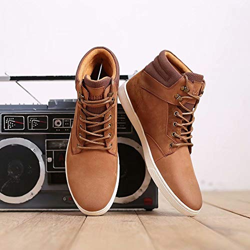 Arkbird Casual Sneaker Shoes, Lace-Up Leather Chukka Boots For Men #TOP4
