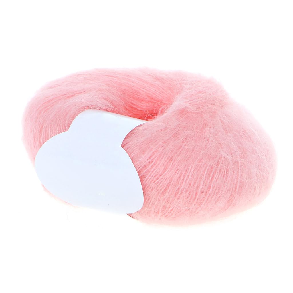 Tebatu Mohair Cashmere Knitting Wool Yarn, DIY Shawl Scarf Crochet Thread Supplies