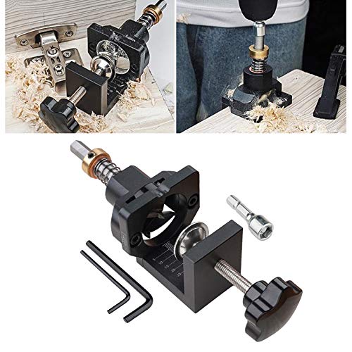 #N/A Aparelho perfurador de 35 mm com dobradiças para abrir buraco de porta e armário, conjunto de f