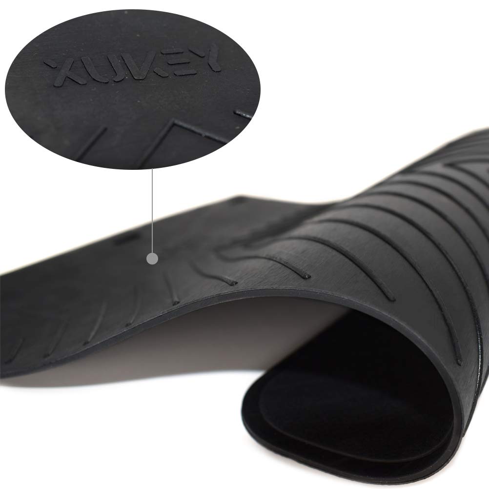 Lot de 2 bavettes de garde-boue universelles en caoutchouc pour voiture, camionnette, camion, monospaces, camping-car