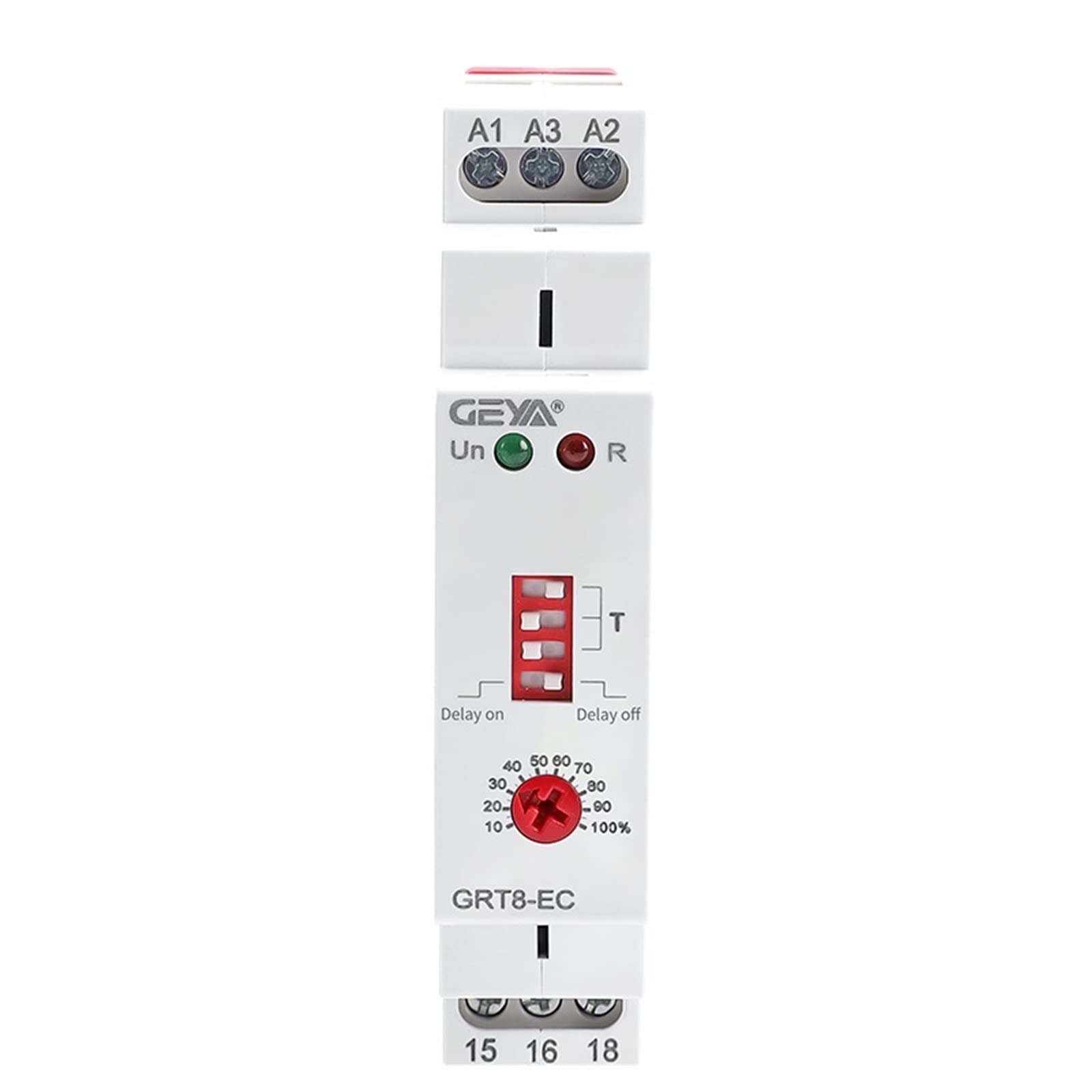 NVSFZGIYG GRT8-EC Delay on or Off Timer Relay 10A AC220V/DC24V AC380V Time(GRT8-EC AC380V)