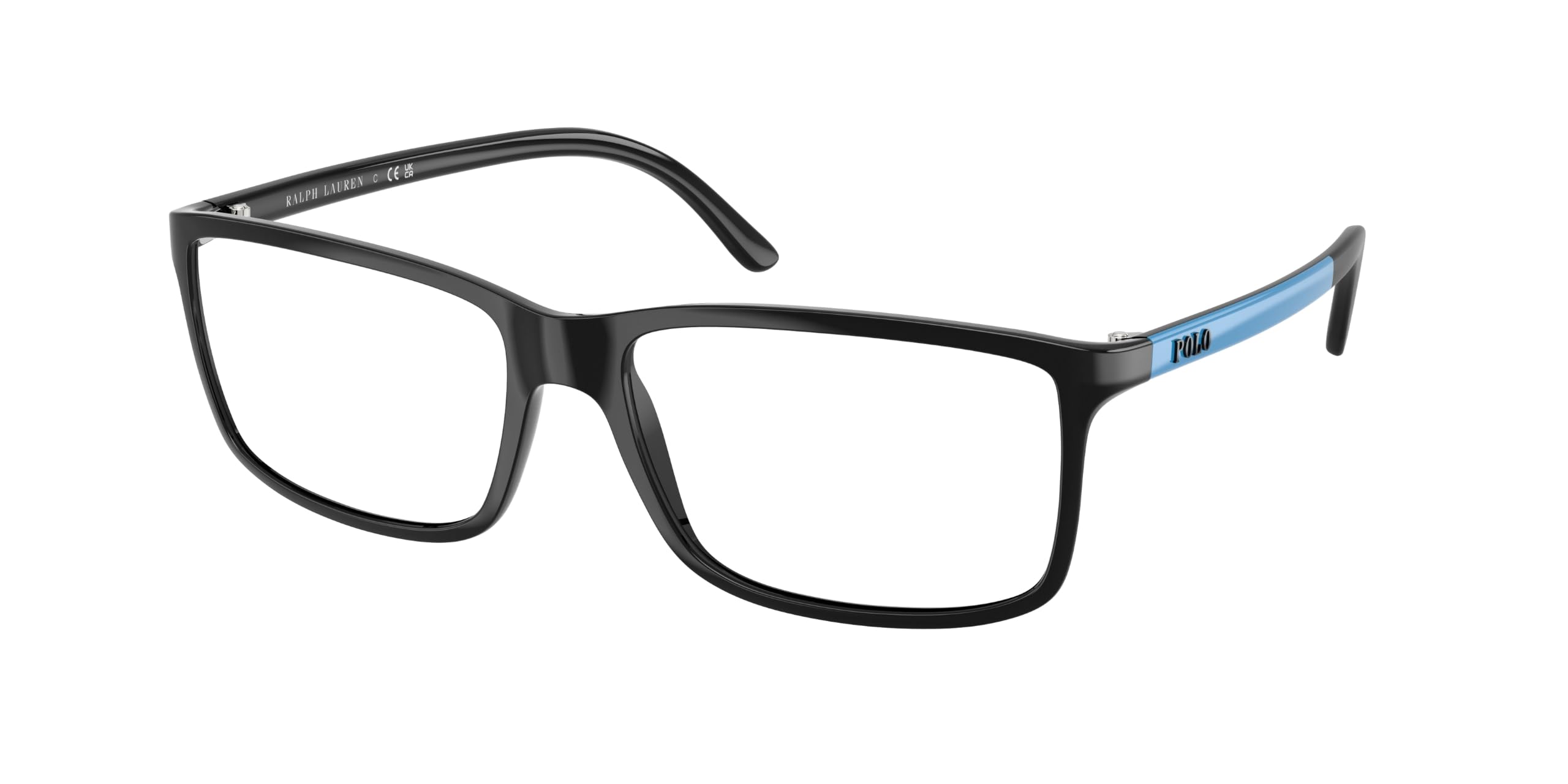 POLO 0PH2126 Monture de lunettes Noir brillant 55-16-145 mm
