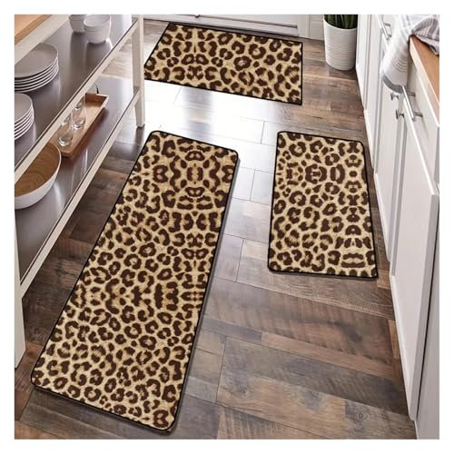 Tapis léopard 50x80cm pour une entrée de maison cosy - 5