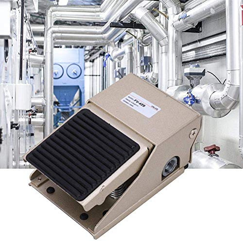 Valvola A Pedale Pneumatica FV-320 - 3 Vie 2 Posizioni Momentanea Con Base Antiscivolo Per Sistemi Pneumatici - Foto 4