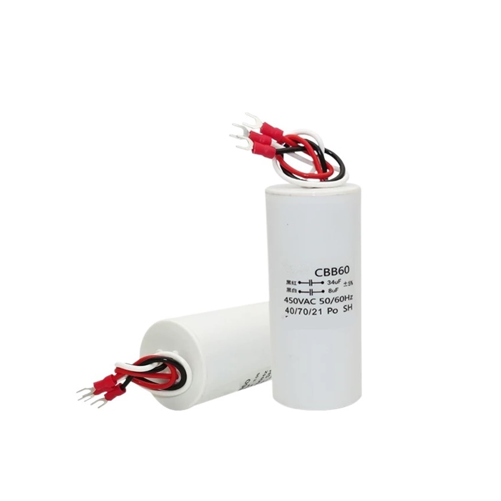 Condensateur CBB60 34UF 8UF 450V pour réparer le moteur qui ne tourne plus
