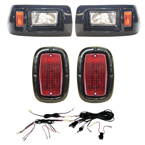 Best Turf WestSP Club Car Headlights, LED Taillights & Basic Wire Harness CF