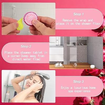 Shower Steamers Aromatherapy 30 Pack Shower Bombs with Natural Essential Oils, Home SPA Stress Relief Christmas Stocking Stuffers Birthday Gifts for Women Mom Men Self Care Relaxation