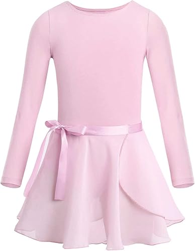 Aislor Leotardo de gimnasia de ballet de una pieza para niñas y niñas