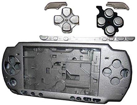 OSTENT Full Housing Shell Faceplate Case Part Replacement for Sony PSP 2000 Color Silver