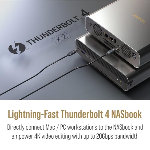 Image of QNAP TBS-h574TX-i5-16G-US 5 Bay High-Performance E1.S All-Flash NASbook with Intel Core Processor, Thunderbolt 4 and 10GbE (5G /2.5G /1G /100M /10M) Network Connectivity (Diskless)
