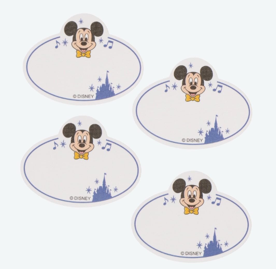 Mickey Mouse Printable Name Tags Disney Name Plate #8 (Editable)