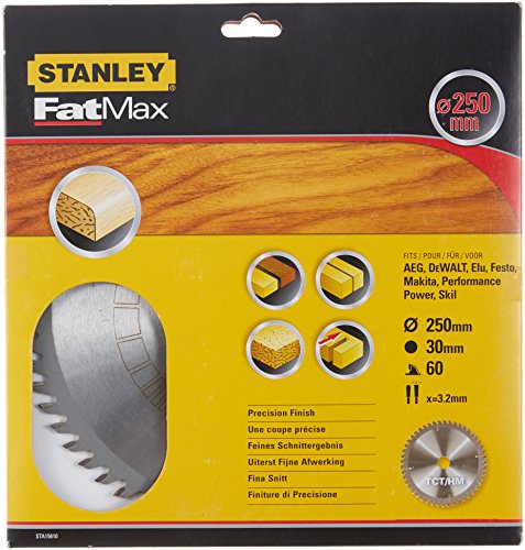 Stanley Sta15610 Fatmaxx Diamantsäge, Metallic, 1 Stück, 250 X 30 X 60T