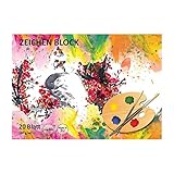 Bloc de dibujo Staples - Bloc de dibujo (A4, 20 hojas)
