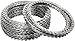 YXJSTO Razor Wire 250FT, Galvanized BTO-22 Razor Wire Fence Stretched Ribbon Barbed Wire Coils for Farm, Fence, Garden