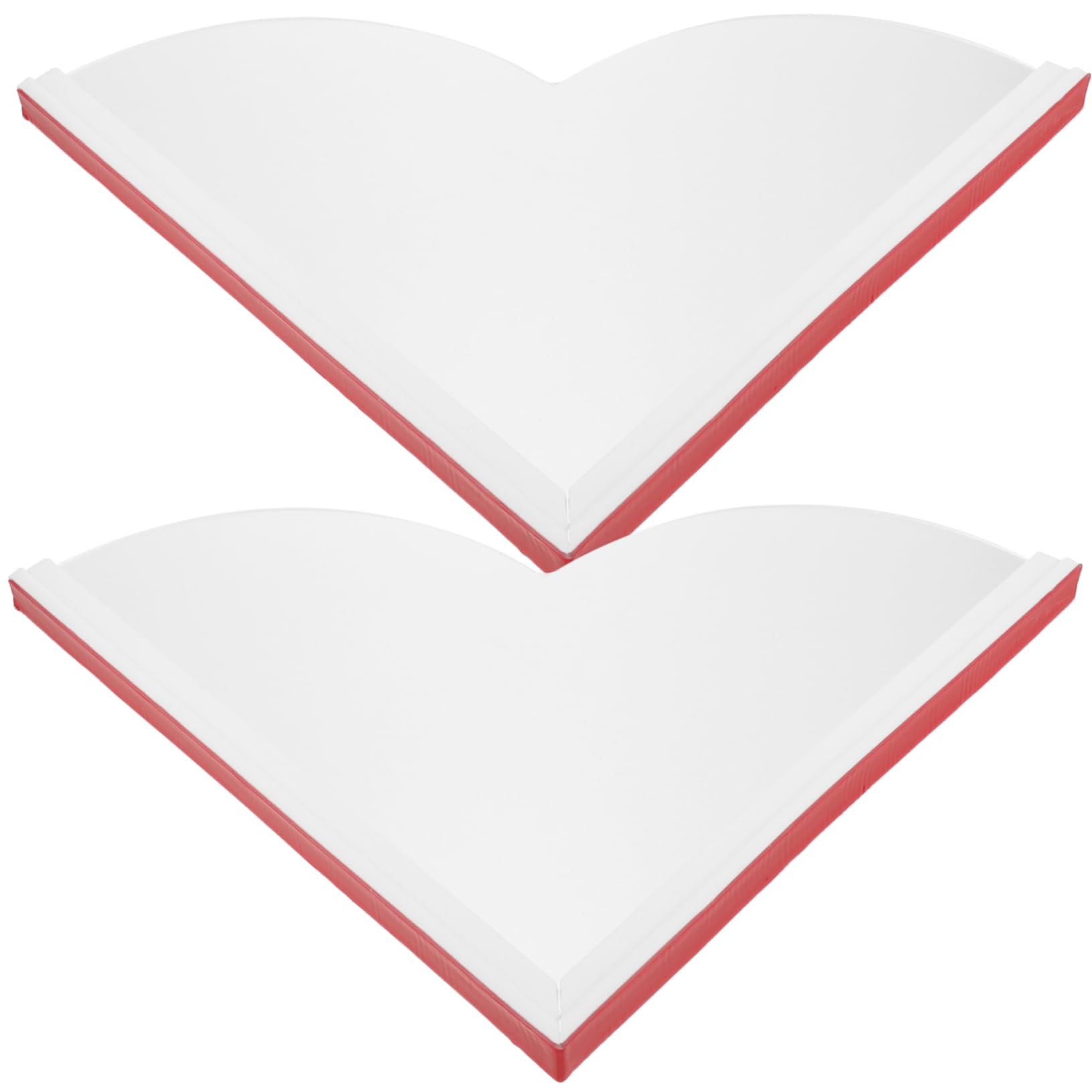 POPETPOP 2Pcs Transparent Bathtub Splash Guards for Corner Washbasin and Bathtub Water Splashing Guard Smooth and Frosted Finish for Bathroom Use