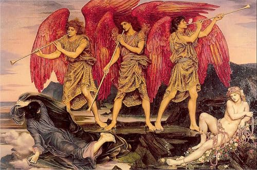 Peinture sur toile aube Evelyn De mrgans affiche art