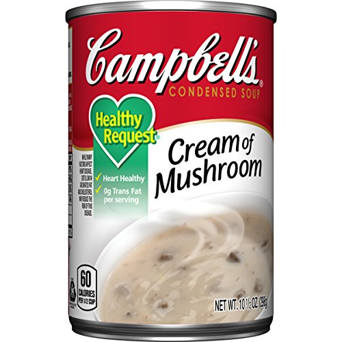 Campbell's Healthy Request Condensed Soup, Cream of Mushroom, 10.5 Ounce (Pack of 24)
