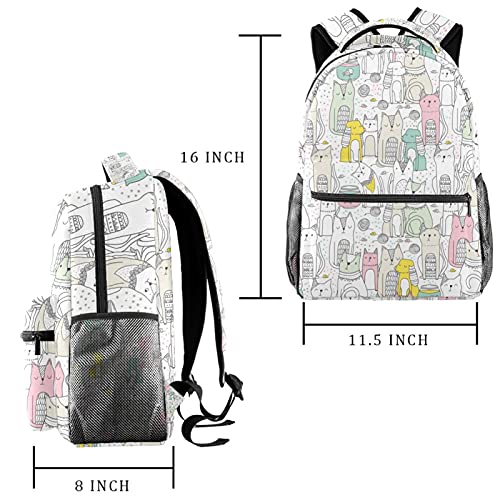 Mochila para portátil cómoda que alivia la espalda con estilo divertido 2