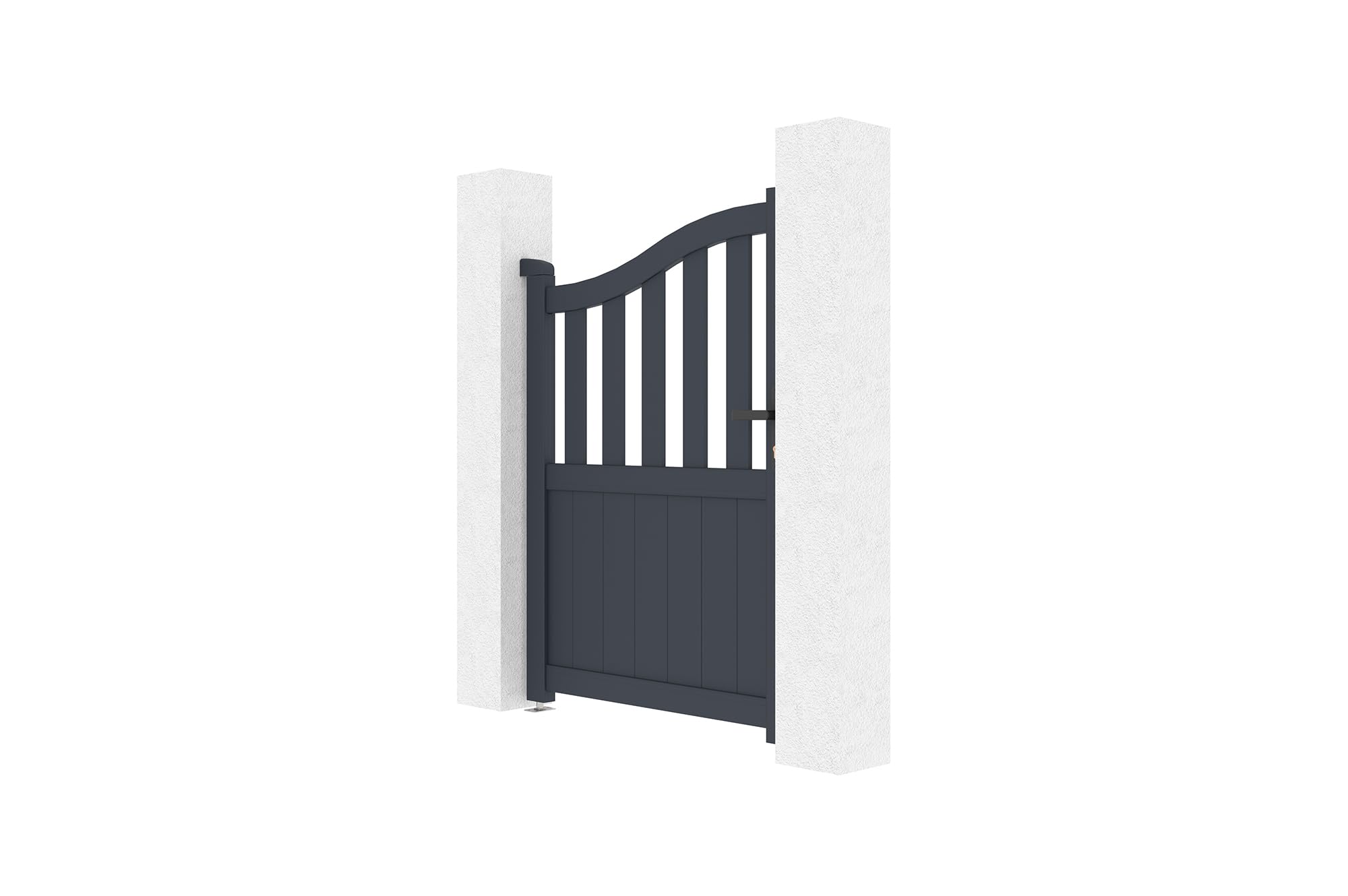 Casanoov Portillon 1m MEIJE H.140cm aluminium gris