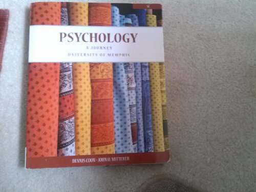 Psychology: A Journey, University of Memphis 5t... 1285915992 Book Cover
