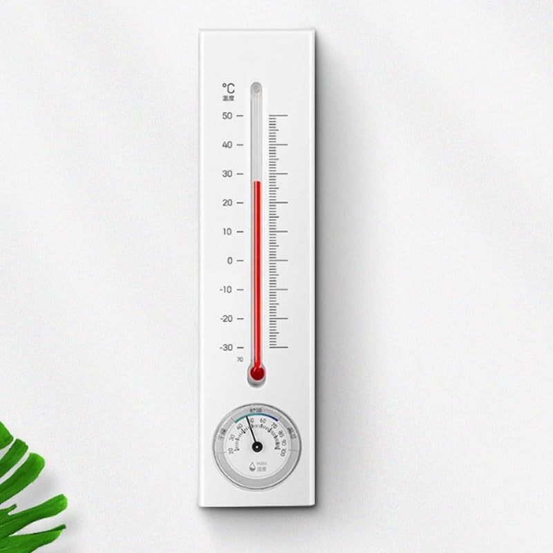Wall Mounted Outdoor Indoor Greenhouse Temperature Gauge for Home Office