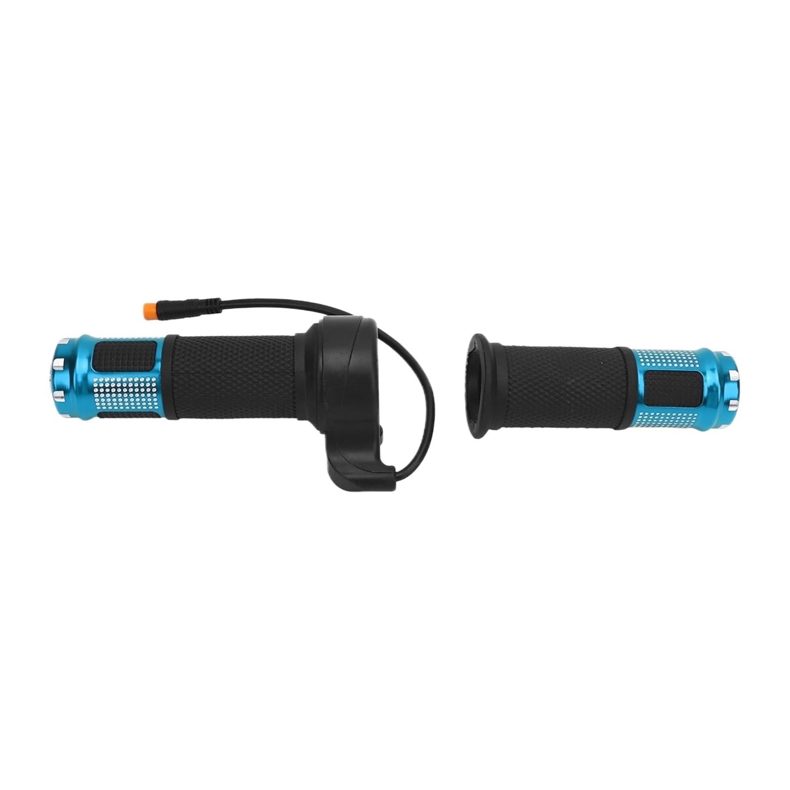 IOLKHFK Electric Scooter Twist Throttle Grip Aluminum Alloy Handlebar Electric Throttle Scooter Grips, Compatible For Smart Gyro Scooters Handle(Blue)