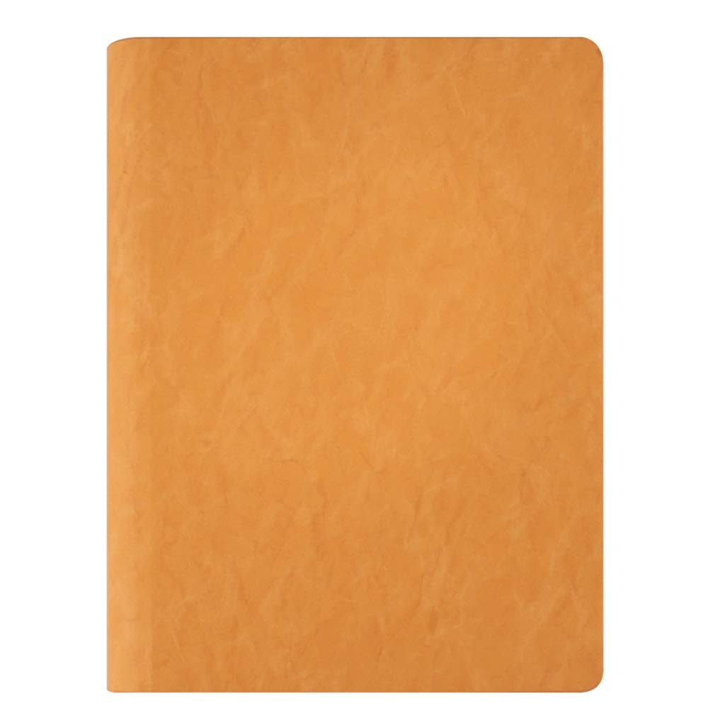Journal épais Bloc de métal en métal en métal en Vrac Peut remplacer Le Notes de Notes intérieure Notepad A5 Simple Business Manuel Meeting Diary (Color : Yellow)