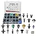 T&M Technics® Kit Complet de Clips de Fixation en Plastique pour Auto – Lot de 457 Rivets, Agrafes et Fixations Universels pour Voiture – Carrosserie & Garnitures de Voitures