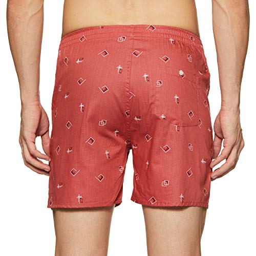Image of Longies Men's Cotton Printed Regular Boxer Shorts