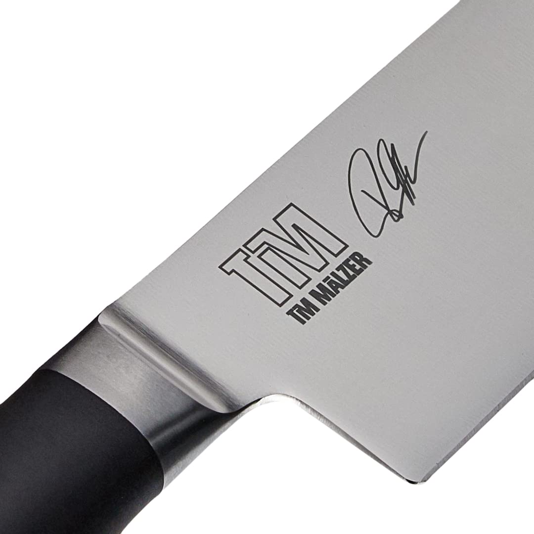 KAI Tim Mälzer Kamagata coltello da cucina giapponese 20,0 cm lunghezza lama - acciaio inossidabile 4116 forgiato - 56 (±1) HRC - manico in POM lucidato - coltello da chef - Made in Japan