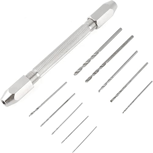 Tornillo de doble extremo, 4.1 in HSS10 PCS Twist Drill Bit para herramienta de reparación de reloj de joyería