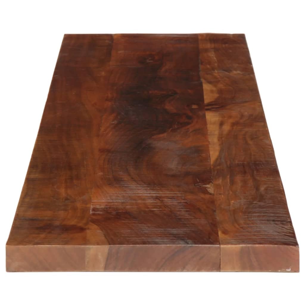 vidaXL Tischplatte, Holzplatte Rechteckig, Massivholzplatte für Tisch Esstisch Couchtisch, Ersatztischplatte, 180x40x2,5cm Altholz Massiv