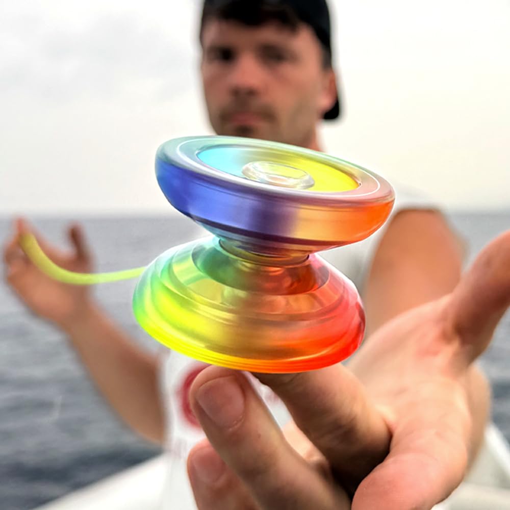 SkillAddicts Regenbogen JoJo - Responsives Trick-JoJo für Kinder
