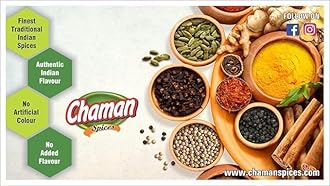 Chaman Masala Combo Pack Of 4 (Meetha Pani Puri Masala 50g &Pani Puri Masala Mix 50g) | Flavor for Refreshing Indian Street Food | Tangy Pani Puri Masala & Sweet Pani Puri Masala