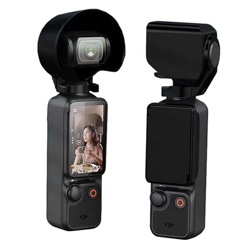 DJI Osmo Pocket 3 遮光 カバー 【三つセット】日よけ ケース スクリーン 保護ケース カメラ保護 画面保護 アクセサリー 直射日光の遮断 衝撃保護 強い光防止 ABS素材 丈夫 操作に干渉せず