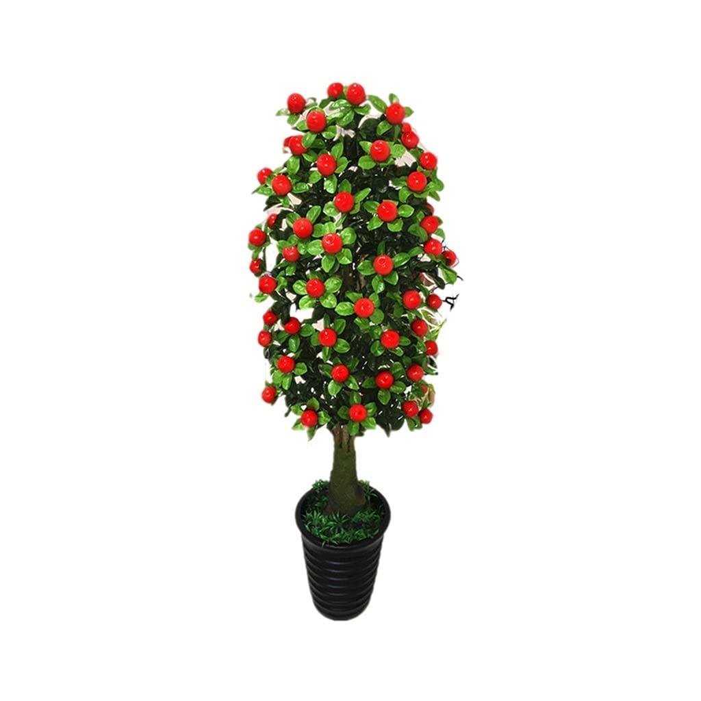 HCZKIUJY Simulation tree Fake tree living room fake plant artificial tree decoration artificial large potted tree greening the ground