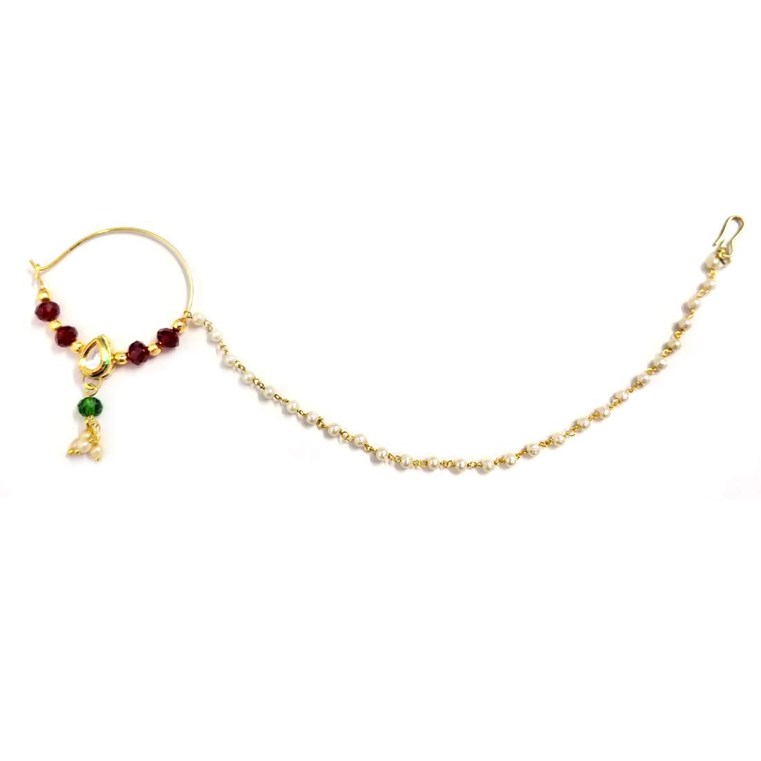 See full amazon price history chart for Prisha Traditional Rajasthani Rajputi style Gold Plated Nose Ring Nathiya/Nath for Girls and Women Prisha Traditional Rajasthani Rajputi style Gold Plated Nose Ring Nathiya/Nath for Girls and Women (B08PFW6X63) Amazon Price History, Amazon Price Tracker