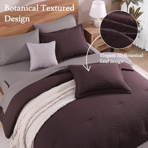 Geniospin Twin Comforter Set 5pc Purple - Save Big - Image 6