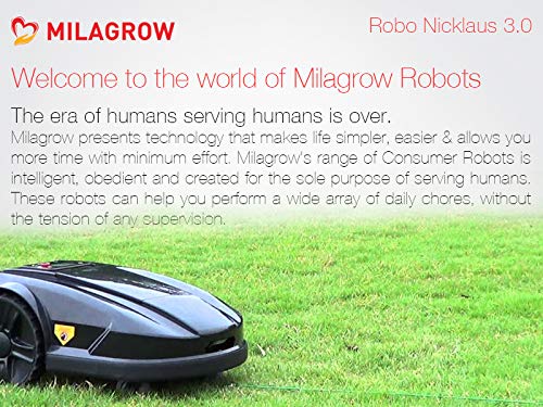 Image of Milagrow RoboNicklaus 3.0 IOT Enabled Lawn Moving Robot (Black)
