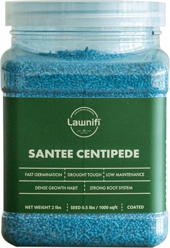 Lawnifi Santee Centipede Grass Seeds for Lawn, 2 lbs Covers 4,000 Sq Ft