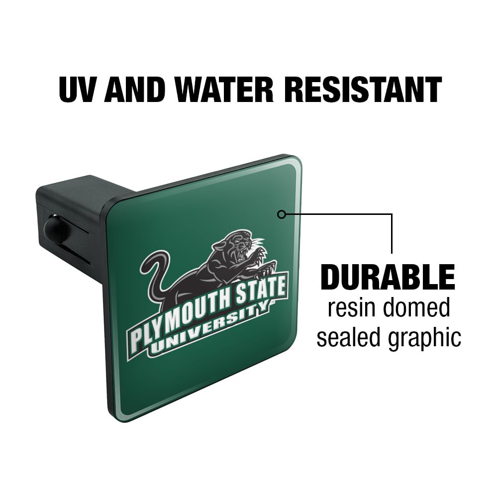 Graphics & More Plymouth State University Primary Logo Tow Trailer Hitch Cover Plug Insert 1 1/4 inch (1.25
