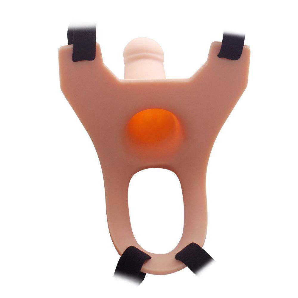 Dildo Strap-On per Uomo Aiuto per La Disfunzione Erettile, Imbracatura Realistica con Strapon Pene Ingranditore Extender Faloimitator Longer for Men