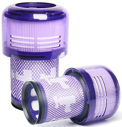2 Stück V12 Filter Ersatzfilter für Dyson V12 Detect Slim Absolute Extra Staubsauger Teilenummer 971517-01