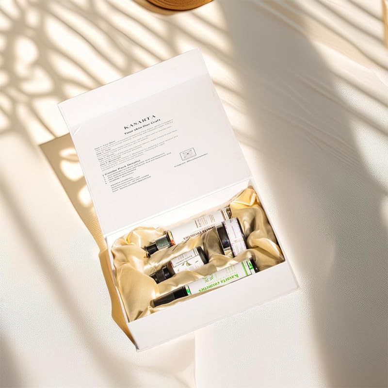 Image of Luxe Box Skincare Set | Toner Face Wash Face Serum and Moisturizer Combo Gift Pack