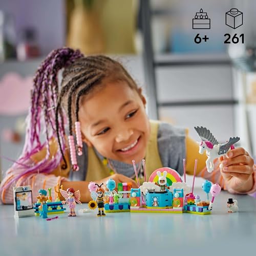 Image of LEGO Friends Costume Party with Unicorn & Fairy Pretend-Play Building Kit 42661 Building Blocks Toys for 6+ Gift for Boys and Girls